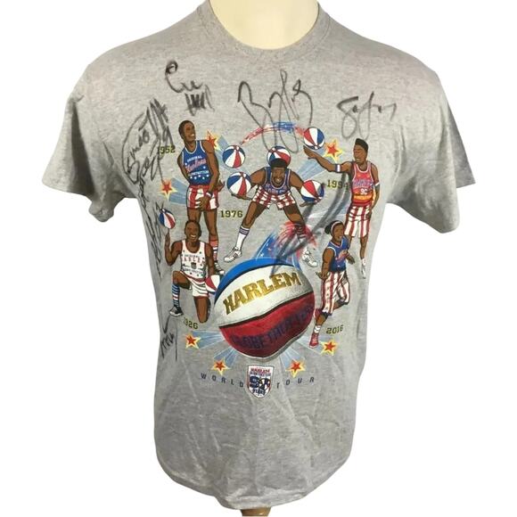 Globetrotters Properties Other - Harlem Globetrotters T Shirt 2016 Basketball World Tour Size S